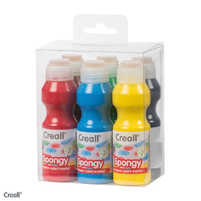 Fingerfarbe Spongy Creall Set